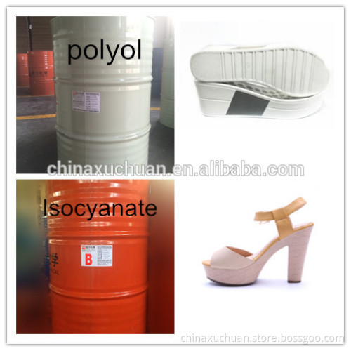polyol and isocyanate for footwear sole in China